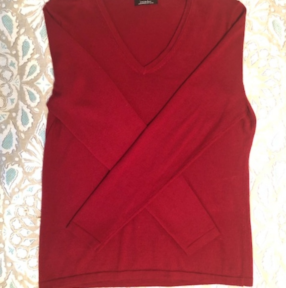 Women's Large, Red, Lord & Taylor Sweater